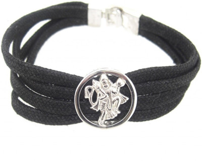 

Jewelslane Silver, Copper, Fabric Bracelet