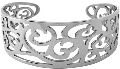

Inox Jewelry Stainless Steel Cuff, Silver