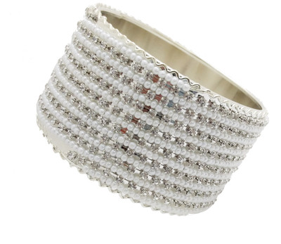 

My Design Alloy Gold-plated Kada, White