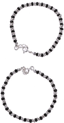 

Jewel99 Silver Rhodium Bracelet(Pack of 2)