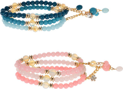 

Aaishwarya Alloy Bracelet Set(Pack of 6, Multicolor