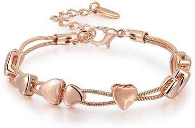 

WearYourFashion Alloy Gold-plated Bracelet