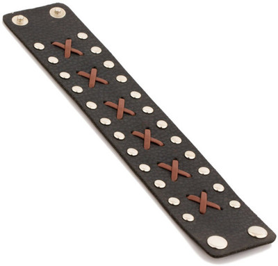 

Rich & Famous Leather Bracelet, Brown