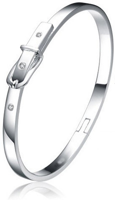 

Silver Shoppee Sterling Silver Bracelet, Silver;white