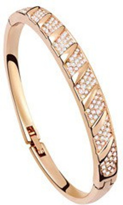 

Silver Shoppee Alloy Cubic Zirconia Gold-plated Bracelet, Gold;silver