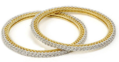 20% OFF on Sheetal Jewellery Alloy, Brass Gold-plated Bangle Set(Pack of 2)