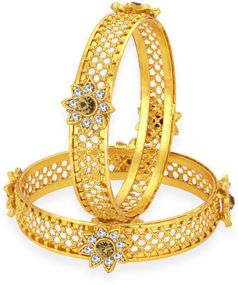 Sukkhi Alloy Gold-plated Bangle Set(Pack of 2)