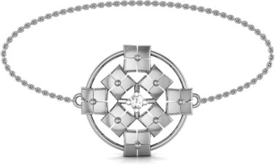

AG Jewellery Sterling Silver Diamond Platinum Bracelet