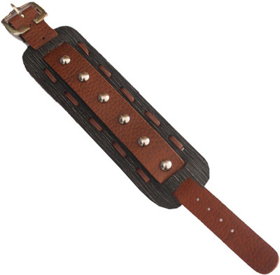 

Rich & Famous Leather Bracelet, Brown