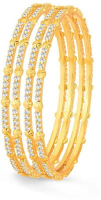 Sukkhi Copper Gold-plated Bangle Set(Pack of 4)