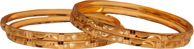 

Jewbang Alloy Gold-plated Bangle Set(Pack of 4)