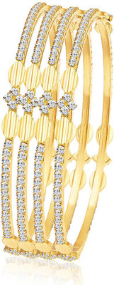 Sukkhi Alloy Gold-plated Bangle(Pack of 4