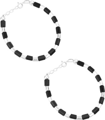 

Jewel99 Sterling Silver Cubic Zirconia Rhodium Bracelet Set(Pack of 2)