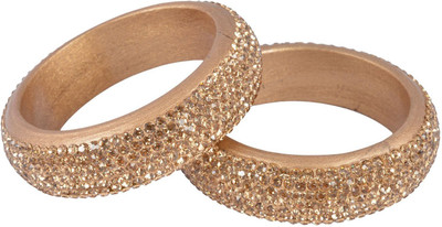 

Shreeng Lac Bangle Set(Pack of 2), Gold