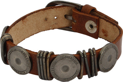 

Blueberry Leather Bracelet, Brown