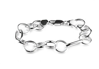 

Arisidh Sterling Silver Rhodium Bracelet