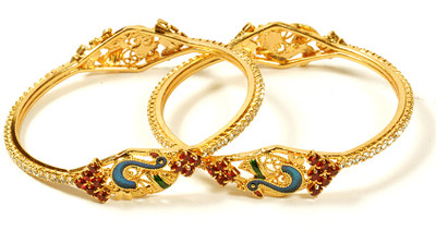 55% OFF on JEWBANG Alloy Brass Bangle Set(Pack of 2) 55% OFF on JEWBANG Alloy Brass Bangle Set(Pack of 2)