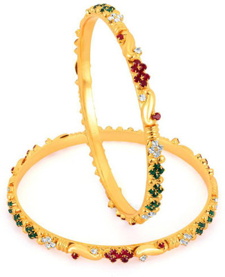 

Sukkhi Copper Gold-plated Bangle Set(Pack of 2