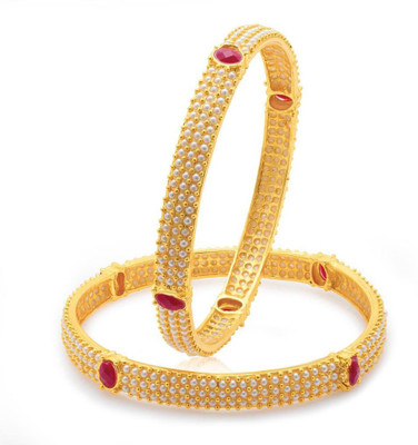 

Sukkhi Alloy Gold-plated Bangle Set(Pack of 2