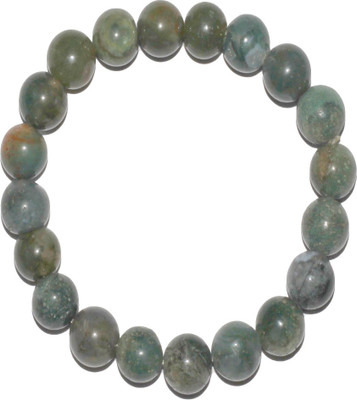 

Satyamani Stone Agate Bracelet, Green