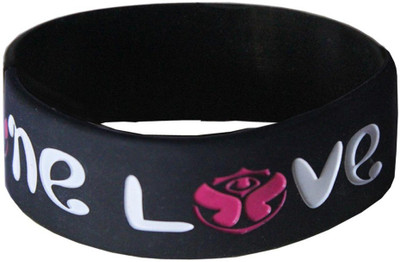 

Rich & Famous Rubber Bracelet, Multicolor