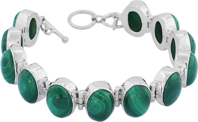

Zivah Sterling Silver Malachite Bracelet, Green