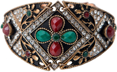 

Taj Pearl Alloy Bracelet, Yellow