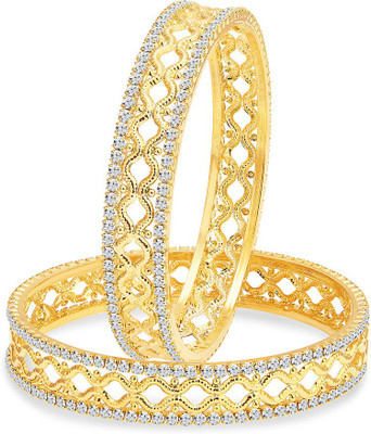 

Sukkhi Alloy Gold-plated Bangle(Pack of 2