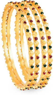 

Sukkhi Copper Gold-plated Bangle Set(Pack of 4