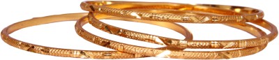 

Jewbang Alloy Gold-plated Bangle Set(Pack of 4)