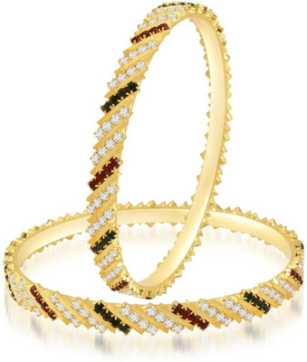

Sukkhi Zinc Gold-plated Bangle(Pack of 2