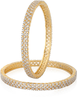 Jewels Galaxy Alloy Bangle Set(Pack of 2)