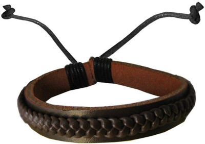 

Rich & Famous Leather Bracelet, Brown