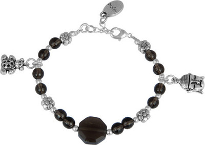 

Pearlz Ocean Alloy Charm Bracelet, Brown