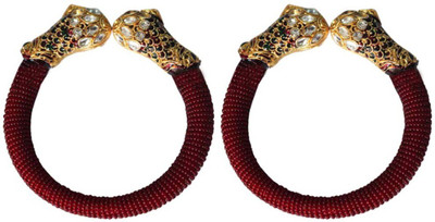 

Being Women Copper Gold-plated Kada, Maroon