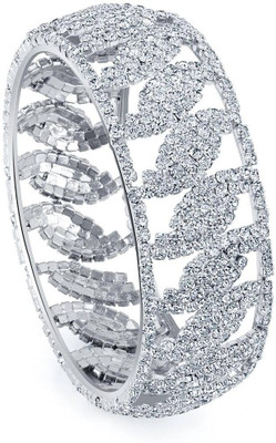 

Sukkhi Zinc Rhodium Bangle, White