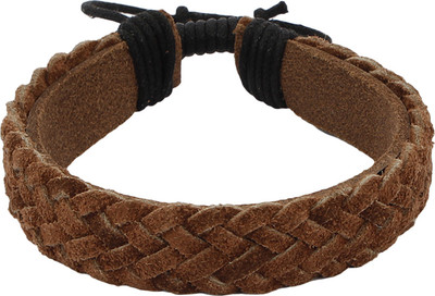 

Blueberry Leather Bracelet, Brown