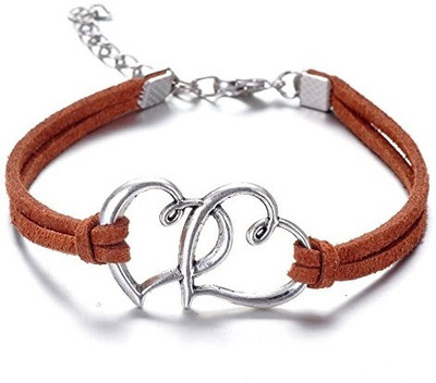 

Girlz! Leather Bracelet, Orange