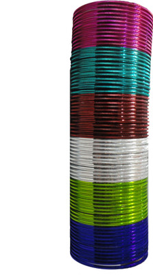 

Shivam Metal Bangle(Pack of 72), Multicolor