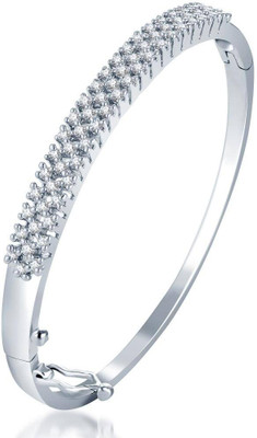 

Sukkhi Alloy Rhodium Bracelet, Silver