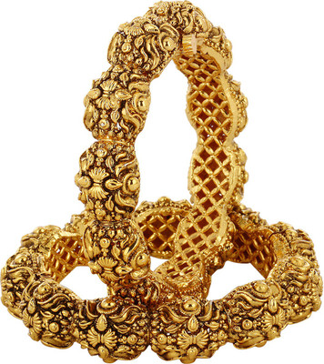 69% OFF on Adwitiya Collection Copper Cubic Zirconia Gold-plated Bangle(Pack of 2) 69% OFF on Adwitiya Collection Copper Cubic Zirconia Gold-plated Bangle(Pack of 2)