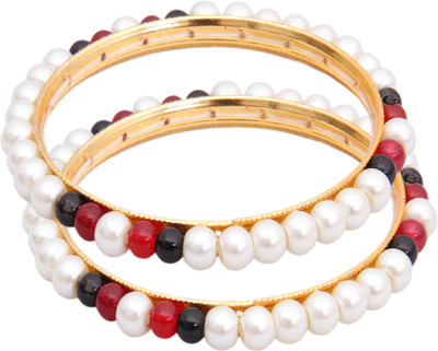 88% OFF on Classique Designer Jewellery Alloy Bangle Set(Pack of 2)