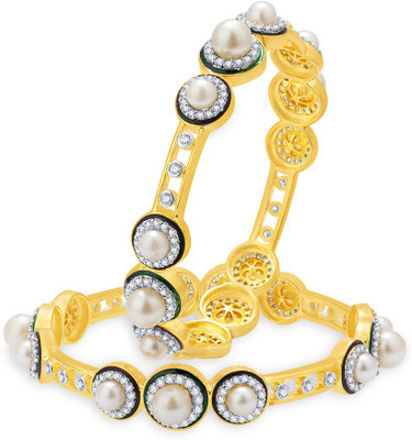 Sukkhi Alloy Gold-plated Bangle Set(Pack of 2)