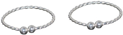

Kataria Jewellers Silver Silver Bangle Set(Pack of 2)