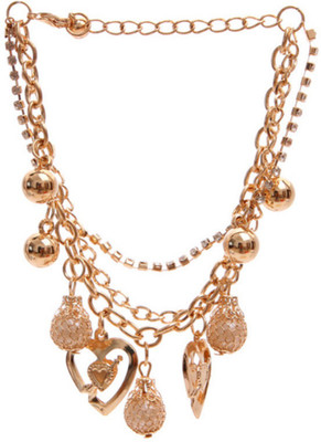 Shining Diva Alloy Charm Bracelet