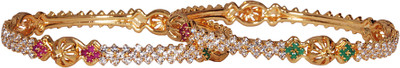 Jewbang Alloy Bangle Set(Pack of 2), Multicolor