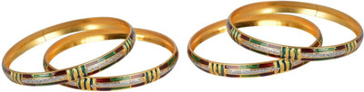 

HKJ Copper Bangle Set(Pack of 4), Gold