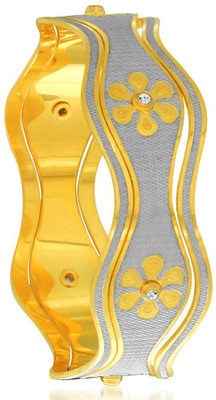 

Sukkhi Alloy Gold-plated, Rhodium Bangle, Gold;white