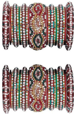 

My Design Lac Chudas(Pack of 42), Maroon;green