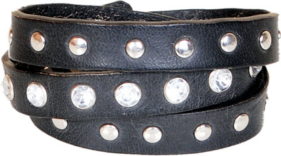 72% OFF on Naysa Leather Bracelet